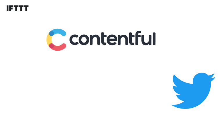 Contentful->IFTTT-Twitter