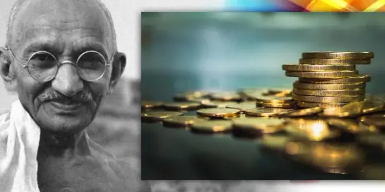 Mahatma Gandhi or Gold Bars?