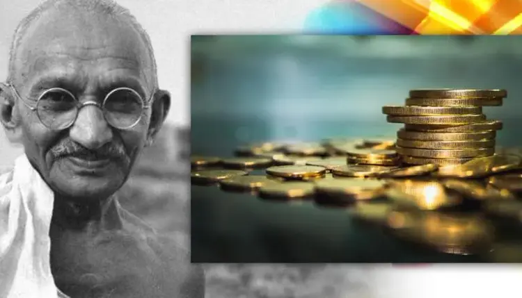 Mahatma Gandhi or Gold Bars?